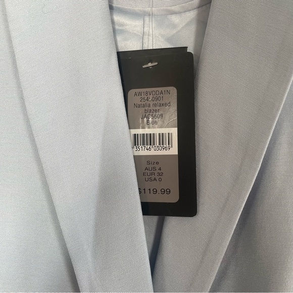 🎁(0) H&M| Natalia relaxed blazer| blue - Picture 4 of 4